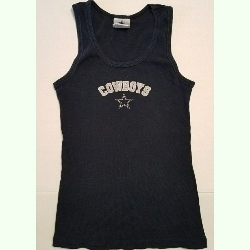 3/$12 Dallas Cowboys Muscle tee- Juniors L